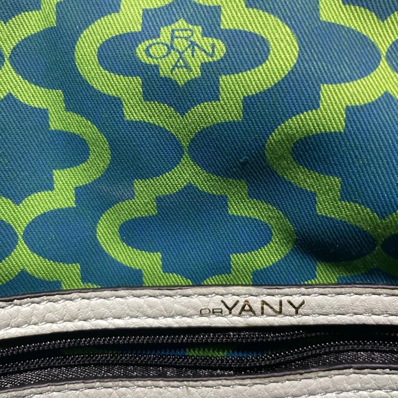 orYANY Braided Genuine Leather Tote Shopper Shoulder Handbag Grey Blue - Picture 9 of 16